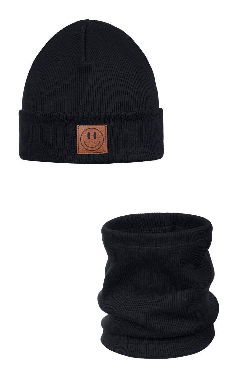 Smile muts & nekwarmer set kinderen