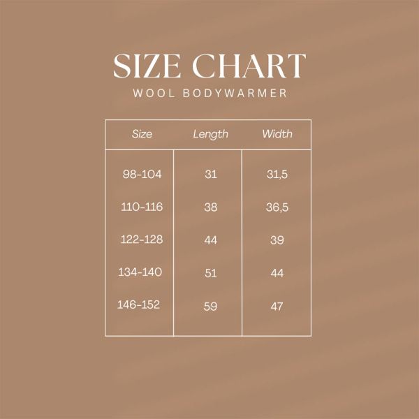 Wollen bodywarmer kind - blauw