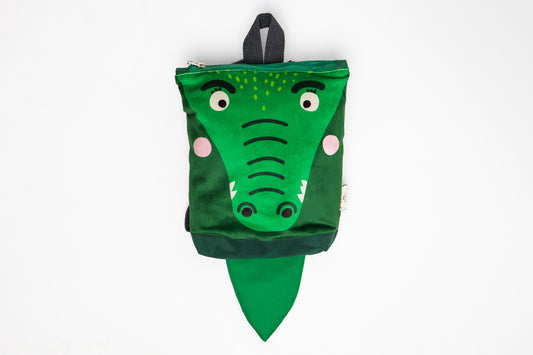 Rugtas kinderen – krokodil