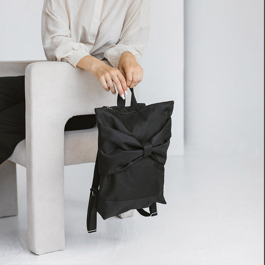 Strik rugtas - zwart