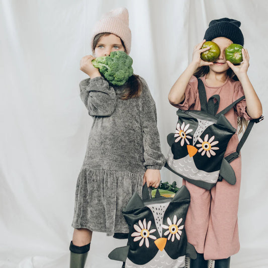 Rugtas kinderen - Uil